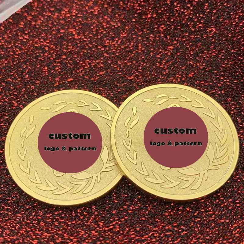 Painted Custom Coins with Logo & No Minimum