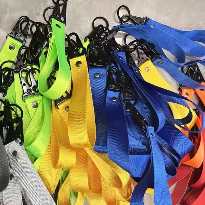 Customized Key Lanyard Nylon Personalized Creative Car Keyring Lanyard Polyester Keychain Motorcycle Keychain
