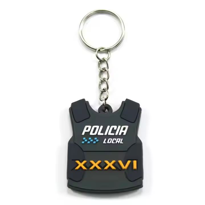 Promotional Keyring Custom 3d/2D Logo Letters PVC Rubber KeyChains Custom Logo Cartoon Cute Keychains