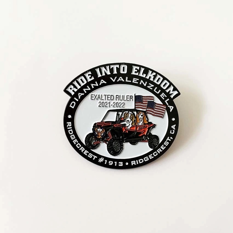 Custom Lapel Pins - Hard Enamel Metal Badges for Employee Recognition