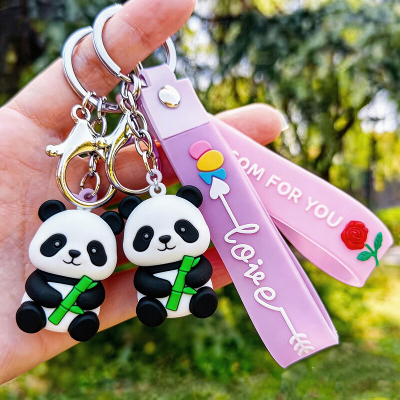 Rubber String Keychain Custom Metal Rubber Keychain – Hard Enamel Promotional Gift