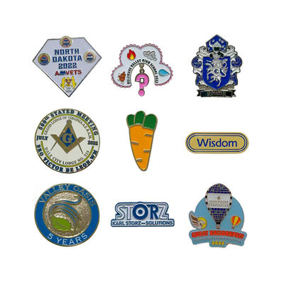Custom 1.5in Soft Enamel Lapel Pins for Branding