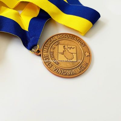 Good price Custom Zinc Alloy Die Cast 3D Sports Medal in 2.25/2.5/3 Inch Sizes for Commemorative Events online