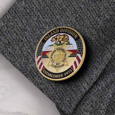 Good price Custom Zinc Alloy Challenge Coin with Gold Plating and Customized Design for Souvenirs and Commemoration online