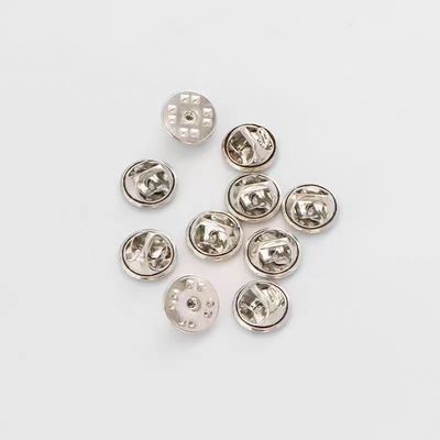 Good price 8mm Length Nickel Plated Brass Clutch Back Pin with Butterfly Clutch for No Tools Required Enamel Pins online