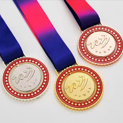 Good price Custom Bronze Medals with Embossing Printing and Die Cast 3D Design in Zinc Alloy online