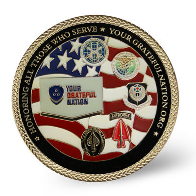 Gold Plated Coin Collectible Art Collection Gift Physical Commemorative Metal Crafts   Pattern