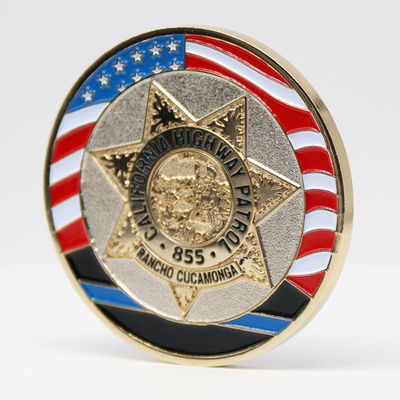 Custom Zinc Alloy 3D Enamel Challenge Coins with Personalized Logo for Souvenirs and Commemorative Events