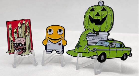 Good price 1.5 Inch Soft Enamel Lapel Pin Custom Zinc Alloy Badge for Branding and Identity online