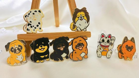 Iron Zinc Alloy Custom Lapel Pins Animal  Customized Lapel Pins With Your Logo