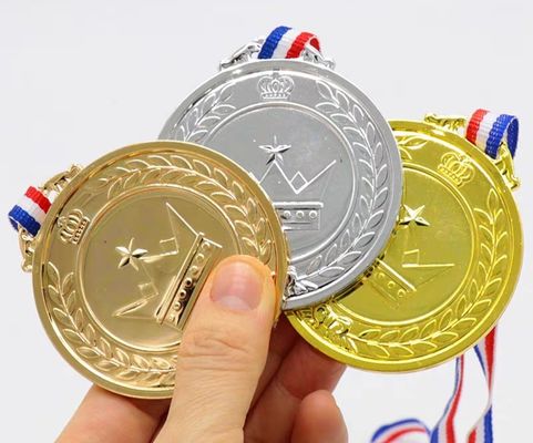 Custom Design Zinc Alloy Die Cast 3D Football Medal for Sport Awards