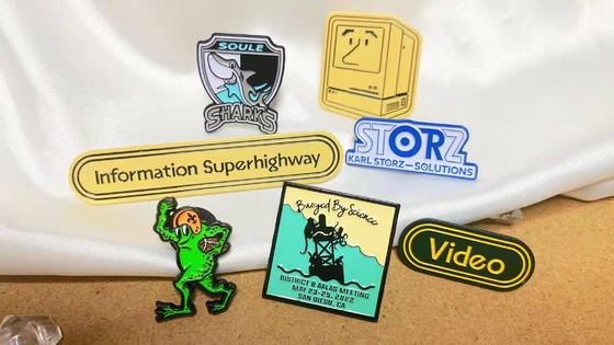 1.5 Inch Soft Enamel Lapel Pin Custom Zinc Alloy Pin Badge for Branding and Events