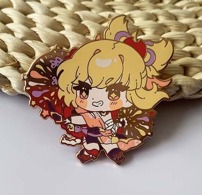 High quality Factory Metal Zinc Alloy Custom Enamel Lapel Pins logo Pins Custom Pins Metal Anime logo from China
