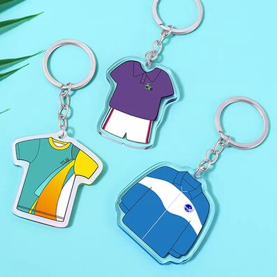 New Products Low Moq Custom Cute Acryl Keychain Unique Anime Plastic Key Chains to Sell Online