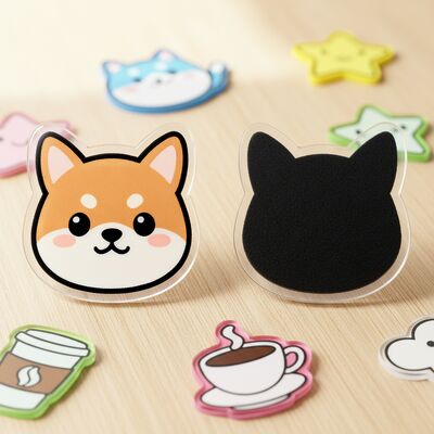 Good price Custom High-Transparency Acrylic Refrigerator Sticker with Strong Magnetic Design and Customizable Size and Shape online