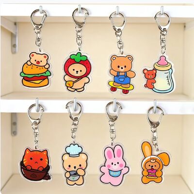 Good price Promotional Custom Acrylic Hotel Room Number Plate Keychains Creative Diamond Nameplate with Woven Technique Square Pattern online