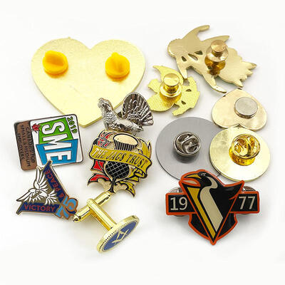 Good price Custom Hard Enamel Lapel Pins with Gold Silver Copper Plating online