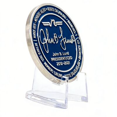 Good price 2 Inch - 2.5 Inch Double Sided Custom Challenge Coin with Antique Bronze/Gold Plating and Customized Design online