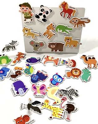 Un bon prix. Magnet pour réfrigérateur EVA personnalisé Jeux éducatifs pour enfants Cartoon Autocollants magnétiques Décoration de la maison en ligne