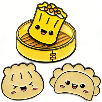 Custom 35mm lapel pin, 1.5mm thick, with 5-7 working day sample time.