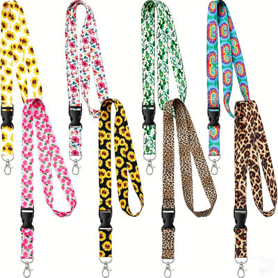 Good price Customized Design Polyester Personalised Lanyards with Silkscreen Printing for Medal Ribbons online