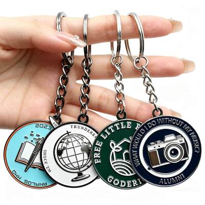 Good price Custom Heart Shape Keychain with Soft Enamel Finish and Zinc Alloy Construction for Promotional Gifts online