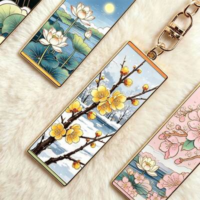 Custom Hard Enamel Keychain with Zinc Alloy Construction and Logo Printing for Souvenir Gifts