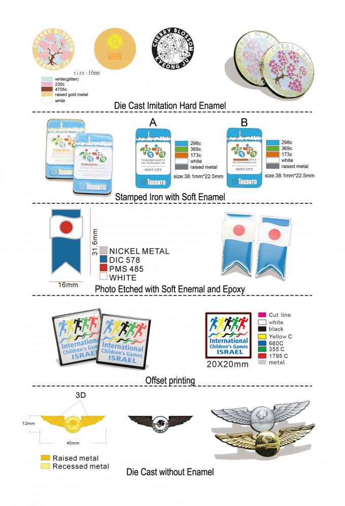 Custom Enamel Pin No Minimum Glitter Brooch Anime Hard Enamel Pin Soft Lapel Badge 5