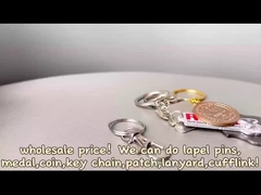 Custom your own logo metal key chain