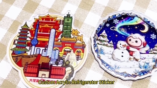 Custom Acrylic Refrigerator Sticker