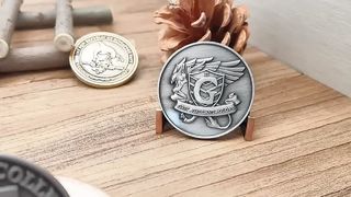 Custom Logo 2D 3D Antique Gold Souvenir Coin Commemorative Collections Coin