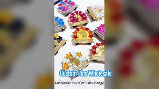 High Quality Custom Hard Enamel Pins | Retro Metal Lapel Badges | Factory Wholesale Vintage Enamel P